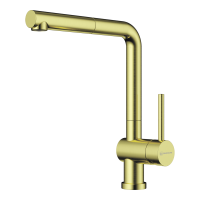 Смеситель для кухни Omoikiri AKASHI-S-LG 4994263, светлое золото