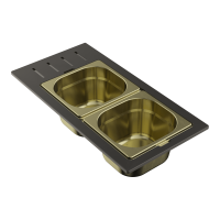 Контейнер Omoikiri DC-02-2 LG, 4999077, светлое золото