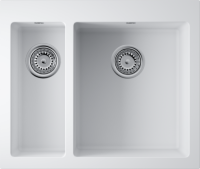 Мойка кухонная Omoikiri BOSEN 59-2A WH 4993823, белый