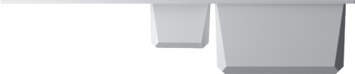Мойка кухонная Omoikiri SAKAIME 100-2-WH 4993895, белый