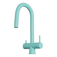 Смеситель для кухни Omoikiri AKITA-S AZ 4994436, azur blue матовый