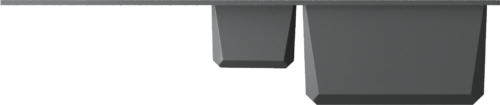 Мойка кухонная Omoikiri SAKAIME 100-2-PL 4993899, платина