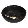 Раковина накладная для ванной Omoikiri Hitomi bl-marble 4972077, черный