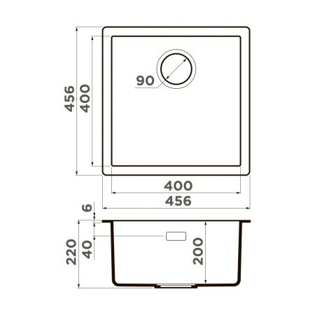 Мойка кухонная Omoikiri Yamakawa 45-U/I WG 4993185, wind green