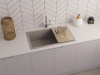 Мойка кухонная Omoikiri Yamakawa 75-U/I WH 4993782, белый