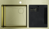 Мойка кухонная Omoikiri Akisame 86-2 Side lg 4997048, светлое золото