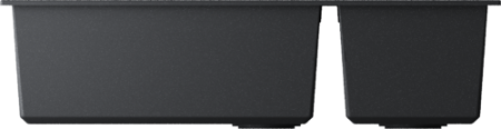 Мойка кухонная Omoikiri TEDORI 85-2-U BL 4993940, черный