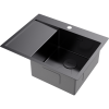 Мойка кухонная Omoikiri Akisame 65 GM R 4973098, вороненая сталь