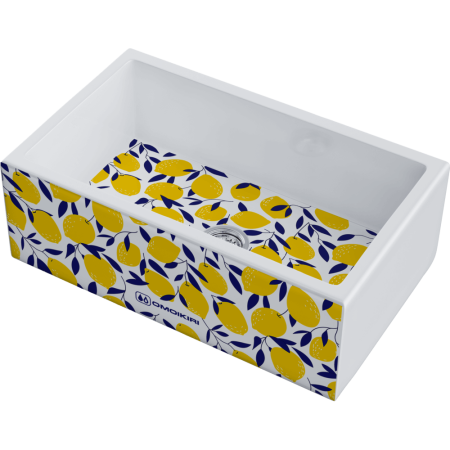 Мойка кухонная Omoikiri MIKURA 76-LEMON 4993020, белый