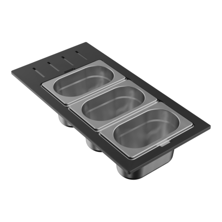 Контейнер Omoikiri DC-02-3 IN, 4999078, нержавеющая сталь