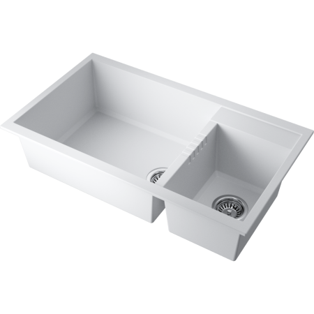 Мойка кухонная Omoikiri TEDORI 86-2-LB-WH 4993935, белый