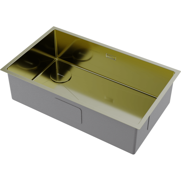 Мойка кухонная Omoikiri Taki 74-U/IF-L Side lg 4997472, светлое золото