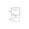 Мойка кухонная Omoikiri Taki 49-U/IF GB 4997018, графит