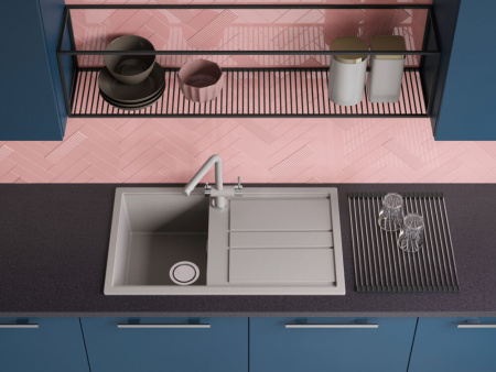 Смеситель для кухни Omoikiri NAGANO BL-P, 4974047, черный