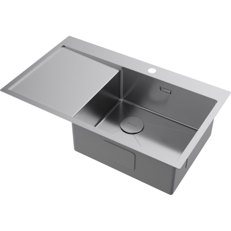 Мойка кухонная Omoikiri AKISAME 86 SIDE IN-R 4997042, нержавеющая сталь