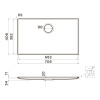 Мойка кухонная Omoikiri Kiten 70-INT wh 4997479, белый