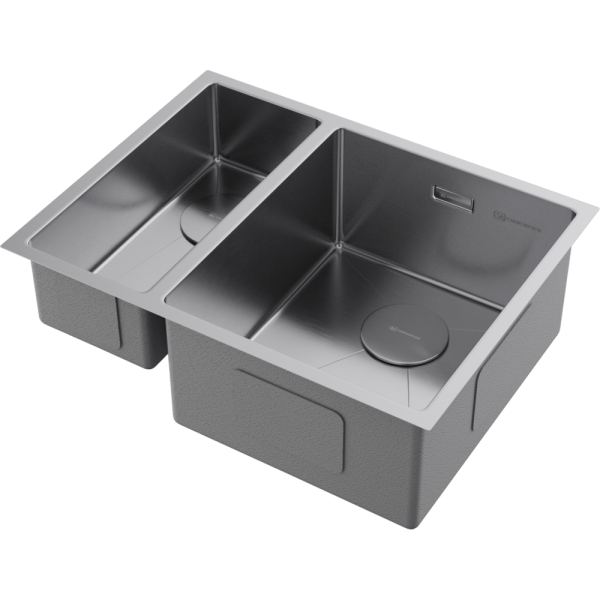 Мойка кухонная Omoikiri Taki 58-2-U/IF IN-R 4993767, нержавеющая сталь