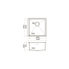 Мойка кухонная Omoikiri Taki 44-U/IF GB 4997017, графит