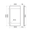 Разделочная доска Omoikiri CB-04-WOOD-L, 4999009, Венге