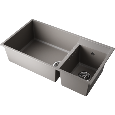 Мойка кухонная Omoikiri TEDORI 85-2-U GR 4993542, Leningrad grey