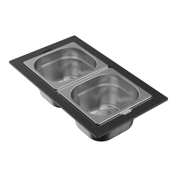 Контейнер Omoikiri DC-04-2 IN, 4999084, нержавеющая сталь