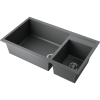 Мойка кухонная Omoikiri TEDORI 86-2-LB-PL 4993939, платина