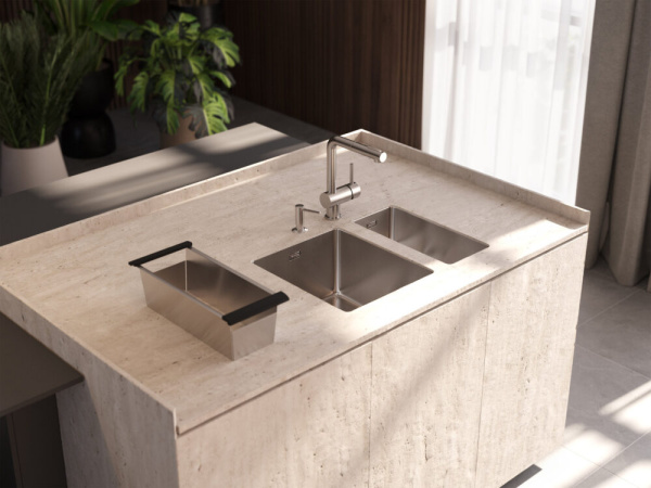 Смеситель для кухни Omoikiri TANIGAWA-SB BN 4994457, нержавеющая сталь