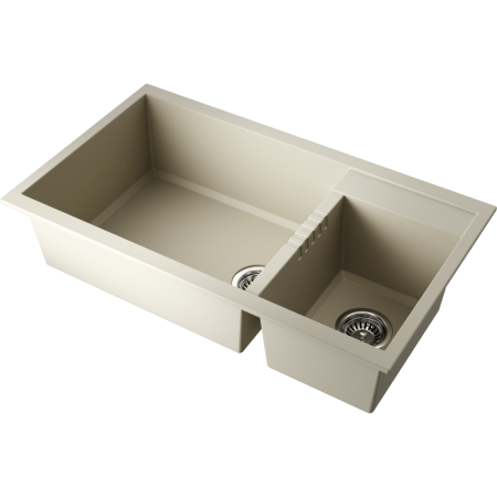 Мойка кухонная Omoikiri TEDORI 86-2-LB-BE 4993933, ваниль