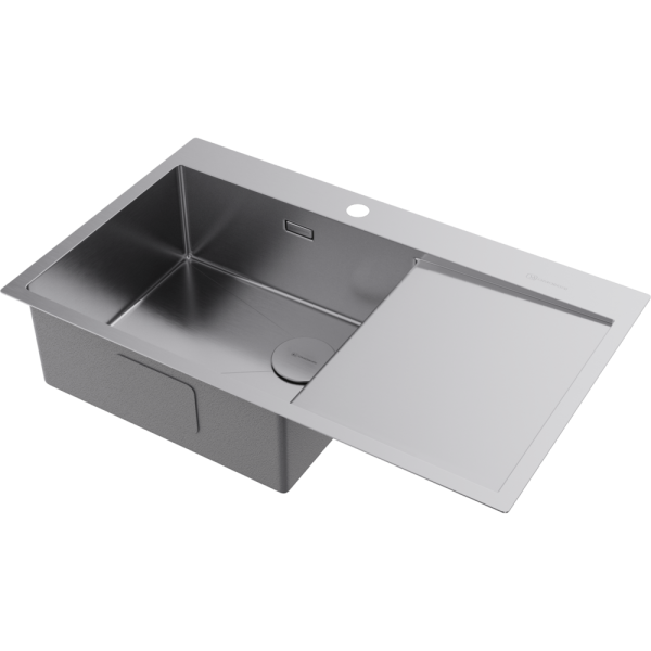Мойка кухонная Omoikiri AKISAME 86 SIDE IN-L 4997031, нержавеющая сталь