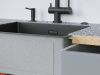 Мойка кухонная Omoikiri Taki 54-U/IF SIDE SF GB 4997036, графит