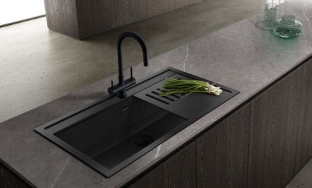 Мойка кухонная Omoikiri Kitagawa 86-LB-GR 4993796, Leningrad grey