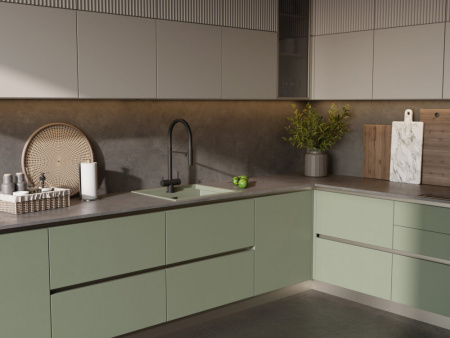 Мойка кухонная Omoikiri SINTESI 57 WG 4997143, wind green