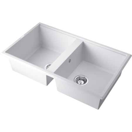 Мойка кухонная Omoikiri TEDORI 86-2 WH 4993927, белый