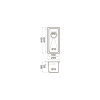 Мойка кухонная Omoikiri Taki 20-U/IF-GB 4997015, графит
