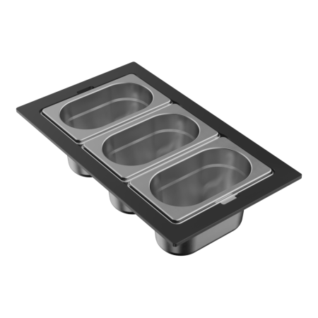 Контейнер Omoikiri DC-04-3 IN, 4999087, нержавеющая сталь
