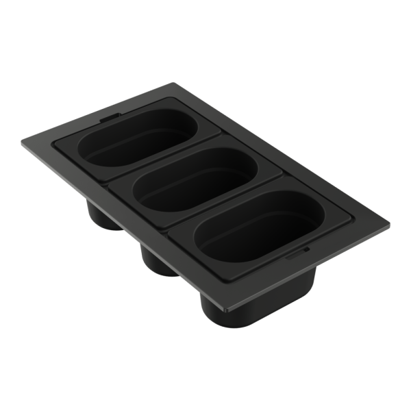Контейнер Omoikiri DC-04-3 GB, 4999088, графит