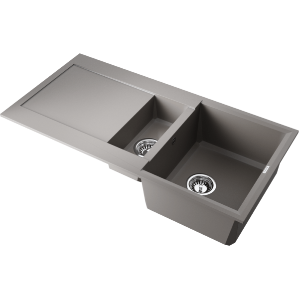 Мойка кухонная Omoikiri SAKAIME 100-2-GR 4993562, Leningrad grey