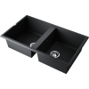 Мойка кухонная Omoikiri TEDORI 86-2 BL 4993924, черный