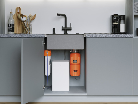 Измельчитель отходов Omoikiri NAGARE SLIM 1250 AZ, 4995066, голубой