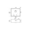 Мойка кухонная Omoikiri Kasen 53-INT-IN 4993304, нержавеющая сталь