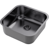 Мойка кухонная Omoikiri OMI 44 GM 4993191, вороненая сталь