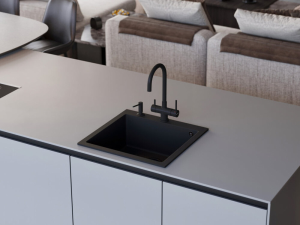 Смеситель для кухни Omoikiri AKITA GB, 4994354, графит