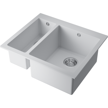 Мойка кухонная Omoikiri BOSEN 59-2A WH 4993823, белый