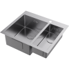 Мойка кухонная Omoikiri Akisame 60-2 IN-L 4993775, нержавеющая сталь