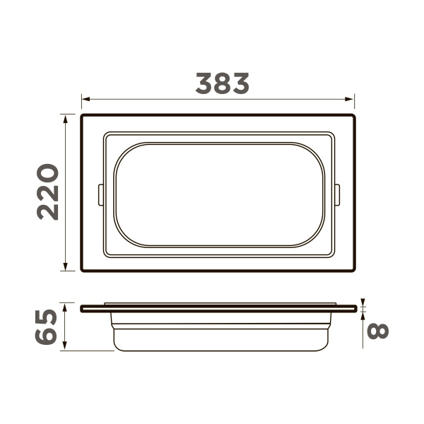 Контейнер Omoikiri DC-05-1 IN, 4999090, нержавеющая сталь