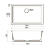 Мойка кухонная Omoikiri MANMARU 66 WH 4993169, белый