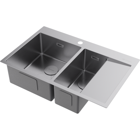 Мойка кухонная Omoikiri AKISAME 78-2 IN L 4973062, нержавеющая сталь