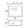 Мойка кухонная Omoikiri TEDORI 57-SA 4993982, бежевый