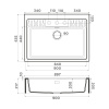 Мойка кухонная Omoikiri KINOKAWA 90 WH 4993853, белый