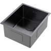 Мойка кухонная Omoikiri Taki 38-U/IF-GM 4973106, вороненая сталь